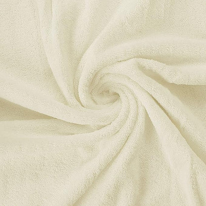 Utopia Towels 8 Piece Luxury Towel Set – Majestic Plush, Super Absorbent & Quicker-to-Dry, Thick 100% Ring Spun Cotton Towels for Bathroom, Spa & Hotel – 2 Bath, 2 Hand, 4 Washcloths, Ivory