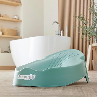 Shnuggle | Newborn Baby Bath Support | Ergonomic Soft-Touch Seat | Lightweight Non-Slip Base | Compact | Perfect for Babies up to 6 Months
