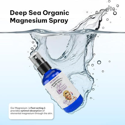 No Crap In It Magnesium Spray, Triple Action!- Your Way to Wellness | Immediate Relief with Our Unique Magnesium Glycinate, Citrate, Chloride Blend Spray (Light)