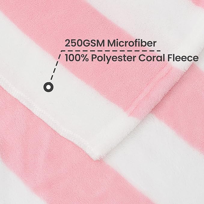 Touchat Beach Towel Oversized,Super Absorbent Sand Free Thick Microfiber Beach Towel (Pink 4Pack, 30”x60“)