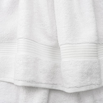 Cotton Paradise 100% Cotton Turkish Washcloth Set for Bathroom, 4 Piece Soft Absorbent Small Hand Face Towels Wash Rags, White
