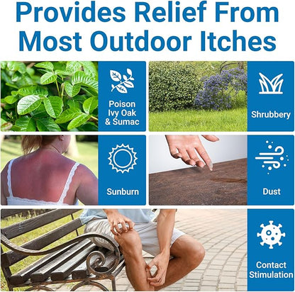 ishancare Anti Itch Cream Extra Strength, Outdoor Portable Itchy Skin Relief Cream for Bug & Mosquito Bites, Insect Bites, Poison Ivy and More Itches, Contains Skin Protecting Oatmeal 0.7oz