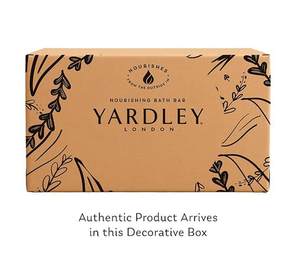 Yardley London Soap Bath Bar Bundle - 10 Bars: English Lavender, Oatmeal and Almond, Aloe and Avocado, Cocoa Butter, Lemon Verbena 4 Ounce Bars (Pack of 10, Two of each)