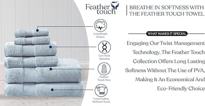 Delara Organic Cotton Luxuriously Plush Bath Towel 33 Piece Set|GOTS & Oeko-TEX Certified|Premium Hotel Quality Towels|Feather Touch Technology|650 GSM Long Staple|Soft, Quick Dry & Ultra-Absorbent