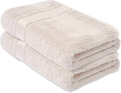 Melissa Linen, 2 Piece Hand Towel Set, 100% Turkish Cotton Face Hand Towels for Bathroom, 20 in x 35 in, Absorbent, Quick Dry, Durable and Soft, Spa and Hotel Quality, (Beige Hand Towels)