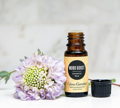 Edens Garden Mood Boost Essential Oil Blend- 100% Pure Premium Grade, Undiluted, Natural, Therapeutic, Aromatherapy, The Best for Diffusing, Candle, Laundry, Humidifiers 10 ml (.33 fl oz)