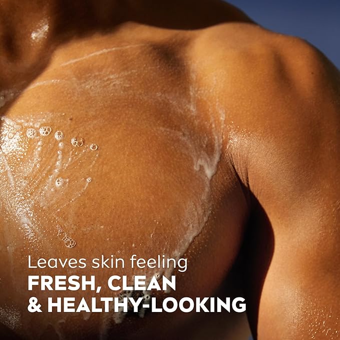 NIVEA MEN Maximum Hydration Body Wash for Dry Skin, Aloe Vera Enriched, 3-in-1 Moisturizing Body Wash, Face and Hair, Paraben Free, Vegan Formula, 16.9 Fl Oz Bottle