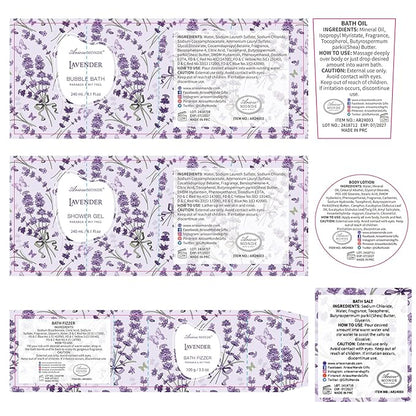 Bath Gift Baskets for Women, Lavender Relaxing Spa Gifts, Bath Spa Gift Basket for Women, Self Care Gifts, Care Package, Home Spa Products, Birthday Gifts , Gifts for her
