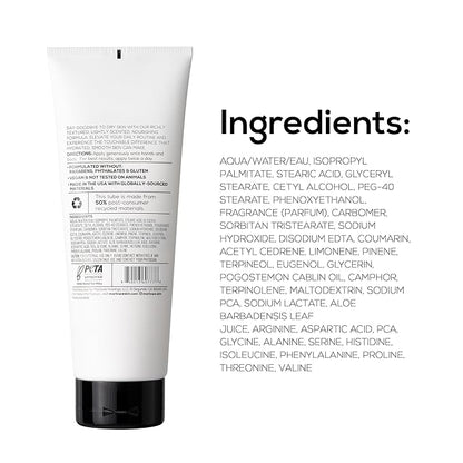 MARLOWE. No. 002 Men’s Body Lotion, Hydrating Aloe Vera Moisturizer for Dry Skin, Lightweight & Non-Oily Formula with Sage & Fir Scent, Holiday Gift, Stocking Stuffer for Men, 8 fl oz