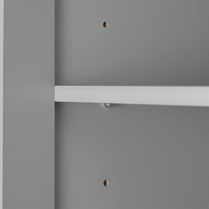 Favfurish 70" Tall Bathroom Storage Cabinet with Doors,Modern Linen Cabinets w/Adjustable Shelves & Anti-Tipping Device,Easy Assembly,Freestanding Organizer for Dining Room,Kitchen,Office,Grey