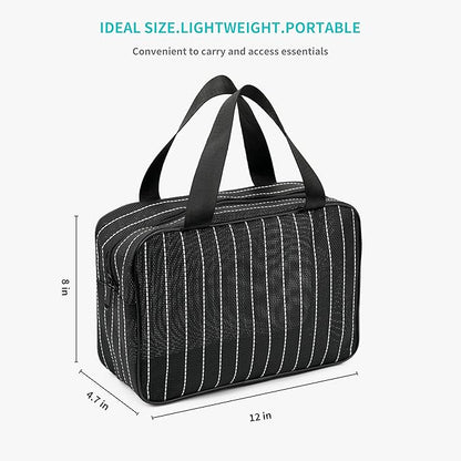 Mesh Shower Caddy Bag for Bathroom Gym Camping Portable Travel Mesh Toiletry Bag for Women Men