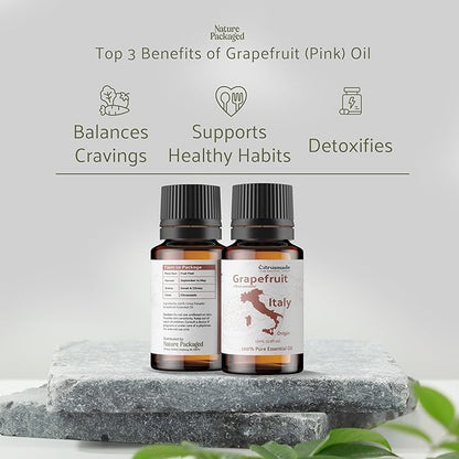 Grapefruit Essential Oil - Direct from Citrusmade in Sicily - Natural Aceite de Pomelo for Skin and Energy - Aromatherapy | 100% Pure Therapeutic Grade (8oz)