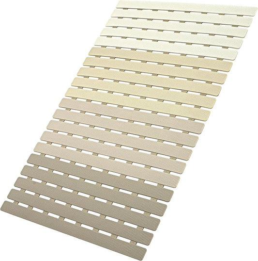 MBOSS Bath Tub Shower Mat Non Slip Bathtub Mats for Bathroom Shower Floor Mat Bath Mats for Shower Tub Anti Slip Shower Mat with Drain Hole and Large Suction Cups
