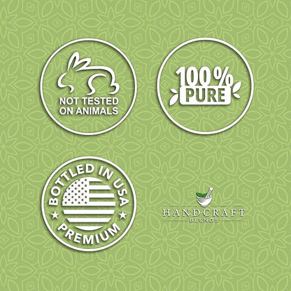 Handcraft Blends Peppermint Essential Oil – 1 Fl Oz – 100% Pure and Natural – Premium Grade Essential Oil for Diffuser and Aromatherapy, Skin, Massage, Candle and Soap Making Fragrance