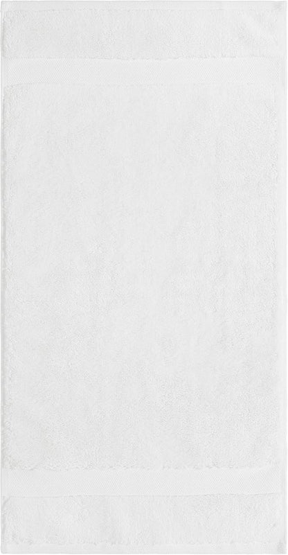 TOWELTIQUE- Organic Cotton Plush Bath Towels Pack of 4 GOTS & Oeko- TEX Certified | Premium Soft, Absorbent & Quick-Drying Towels for Bathroom, Gym, Spa & Hotel Use – White
