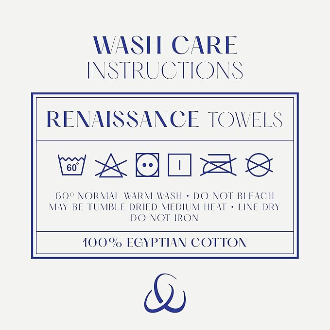 Christy Renaissance 6 Piece Cream Towel Set | 100% Egyptian Cotton | Luxury Bathroom Towels | Soft and Super Absorbent | 675 GSM | 2 Bath Sheet 2 Hand 2 Face | Parchment