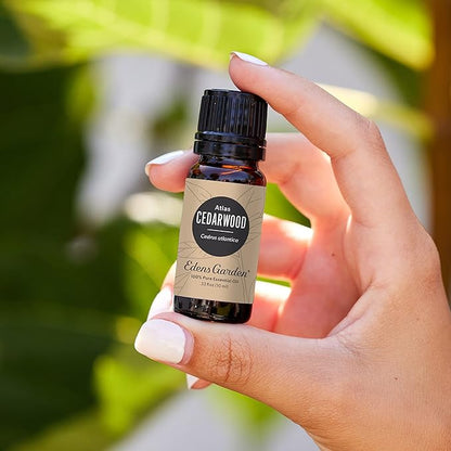 Edens Garden Cedarwood- Atlas Essential Oil- 100% Pure Premium Grade, Undiluted, Natural, Therapeutic, Aromatherapy, The Best for Diffuser, Candle, Laundry, Hair 10 ml (.33 fl oz)