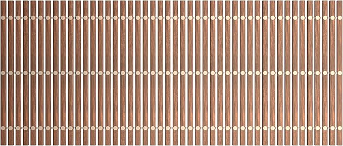 Teak String Shower Mat,Wood Non Slip Bath Mats for Bathroom, Quick Dry Bath Tub Mat for Spa, Sauna, Pool, Hot Tub Flooring Decor and Protector(19.69" W x 46.46" L)