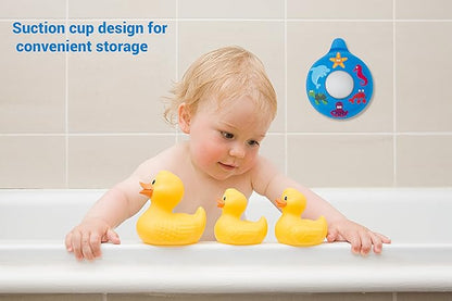 Fun Heavy Duty Bathtub Stopper for Kids, Secure Drain Cover for Bath Tubs, Sinks, and Laundries, 100% BPA Free Silicone