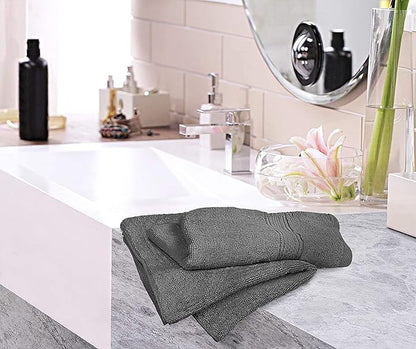 Utopia Towels 72 Pack Premium Hand Towels Set, 16 by 28 inches, 100% Ring Spun Cotton, Ultra Soft and Highly Absorbent 600GSM Towels for Bathroom, Gym, Shower, Hotel, and Spa, Grey