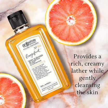 C.O. Bigelow Grapefruit Body Wash, Village Perfumer Moisturizing Body Wash with Aloe Vera, 10 Fl Oz