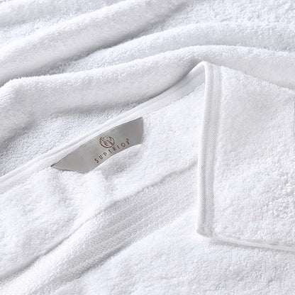Superior Egyptian Cotton Bath Towel Set, Home Bathroom Towels, Master, Guest Bath, Decor Essentials, Quick Dry, Absorbent, Large Body Towels, Spa, Hotel, Resort, Adult, Kids, Set of 2, White