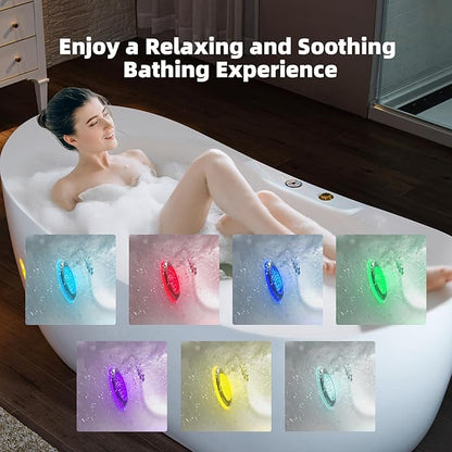 WOODBRIDGE 72" x 35-3/8" Whirlpool and Air Bath Heated Soaking Combination Tub with Adjustable Speed Air Blower and Display Control Panel, Brushed Gold Finish Trim and Drain Kit, BG400