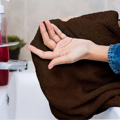 Utopia Towels - Premium Towel Set, Light Brown - 2 Bath Towels, 2 Hand Towels, and 4 Washcloths - 700 GSM Ring Spun Cotton Highly Absorbent Towels for Bathroom, Shower Towel, (8 Pieces)