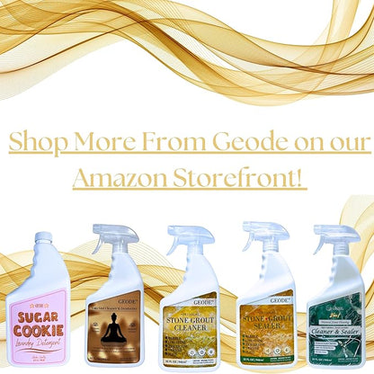 Natural Stone Grout Cleaner, Safe for Marble, Travertine, Limestone, Tile Spray on Grout Cleaner with Brush (32 oz.)