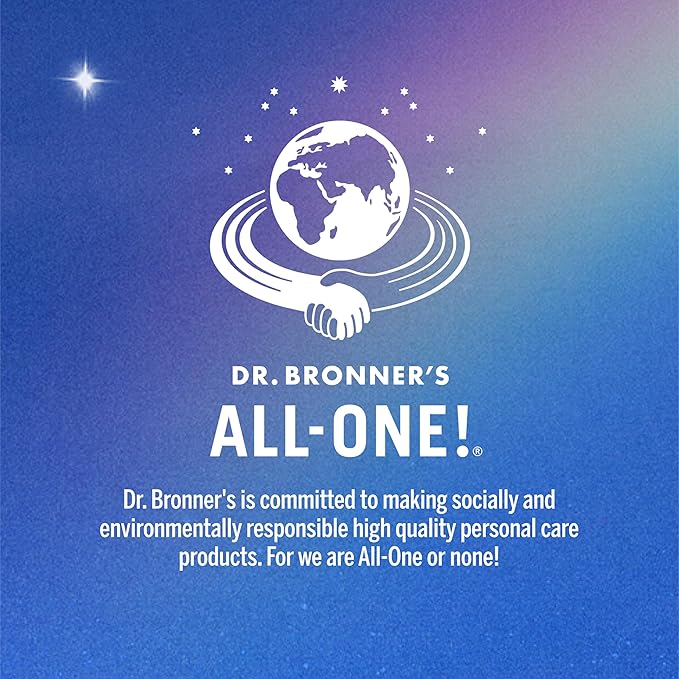 Dr. Bronner's Pure-Castile Magic Soap Liquid (Almond, 1 Gallon) - Made with Regenerative Organic Certified Oils, 18-in-1 Uses: Face, Body, Hair, Laundry, Pets and Dishes, Concentrated, Vegan, Non-GMO