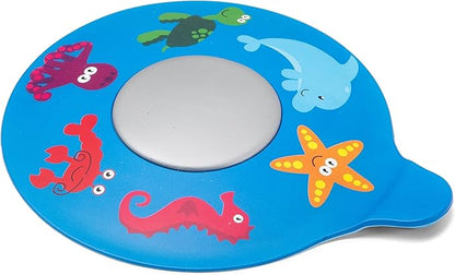 Fun Heavy Duty Bathtub Stopper for Kids, Secure Drain Cover for Bath Tubs, Sinks, and Laundries, 100% BPA Free Silicone