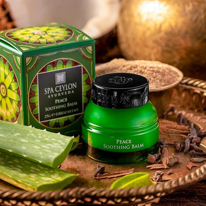 SPA CEYLON PEACE Soothing Balm | Instant Cooling Relief | Natural & Silicone-Free | Paraben-Free | Suitable for all skin types