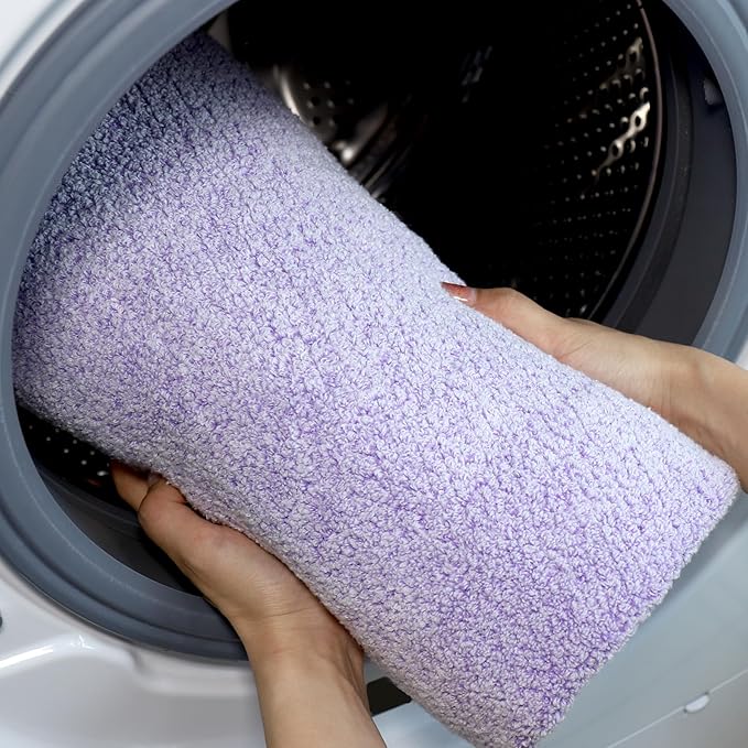 Everplush Diamond Collection Oversized Bath Towel – 1 Pieces, Super Soft & Highly Absorbent, Quick-Drying, Extra Large & Thick. Perfect for Bathroom, Pool, Swimming Use (Lavender, 30" x 56" 1PK)