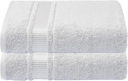 Melissa Linen, 2 Piece Hand Towel Set, 100% Turkish Cotton Face Hand Towels for Bathroom, 20 in x 35 in, Absorbent, Quick Dry, Durable and Soft, Spa and Hotel Quality, Grey