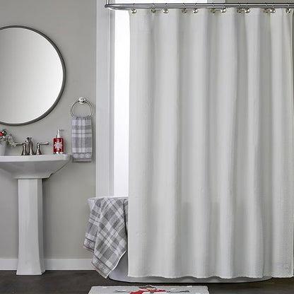SKL Home Winter/Christmas Whistler Plaid Hand Towel 2pc Set for Bath/Kitchen/Bar & Gift, Gray