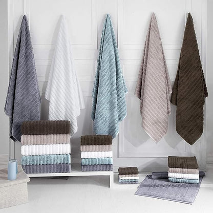 Classic Turkish Towels CTT Luxurious 100% Turkish Cotton Washcloths 6 Pack, Highly Absorbent & Quick Dry, Face Towels Wash Cloths for Hotel, Spa & Gym | 13"x13" (White)