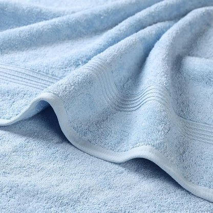 Superior Egyptian Cotton Bath Towel Set, Home Bathroom Towels, Master, Guest Bath, Decor Essentials, Quick Dry, Absorbent, Large Body Towels, Spa, Hotel, Resort, Adult, Kids, Set of 2, Light Blue