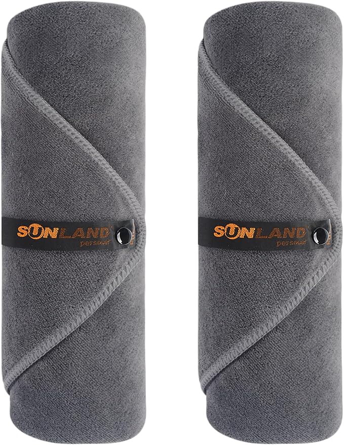 SUNLAND Microfiber Gym Bath Towel Ultra Soft Travel Camping Towel Super Absorbent Swimming Sport Towels for Adults and Children