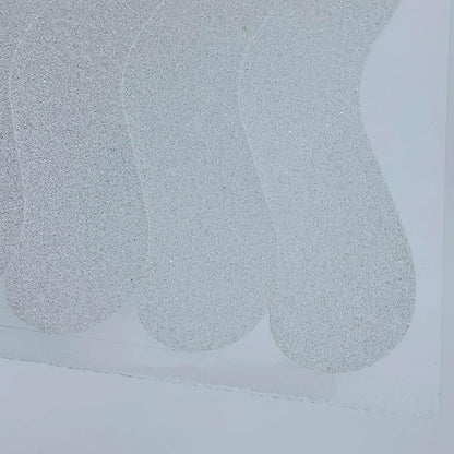 S&X 24 Pcs Anti Slip Shower Stickers, Invisible Clear High Traction Bathtub Strips, Wave Shape Safety Decals for Bath Tub Shower Wet Tiles & Stairs with Scraper