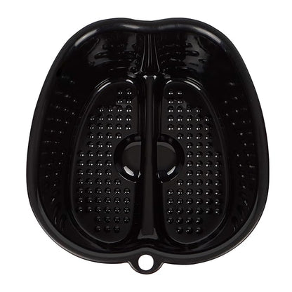Mantello Foot Soaking Tub- Extra Large Pedicure Bowl - Foot Bath Basin - Home Foot Spa (Black)