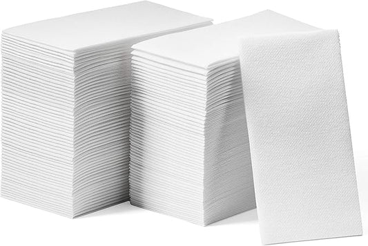 Disposable Linen-Feel Guest Towels [MEDIUM SIZE - Pack of 1500] - Disposable Cloth-Like Hand Towels - Soft And Absorbent Paper Napkin For Kitchen, Bathroom, Party, Wedding, Or Event