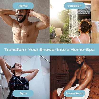 Body Restore Shower Steamers Aromatherapy 30 Pack - Christmas Stocking Stuffers for Men, Birthday Gifts for Women, White Elephant, Relaxation, Self Care - Collector’s Box