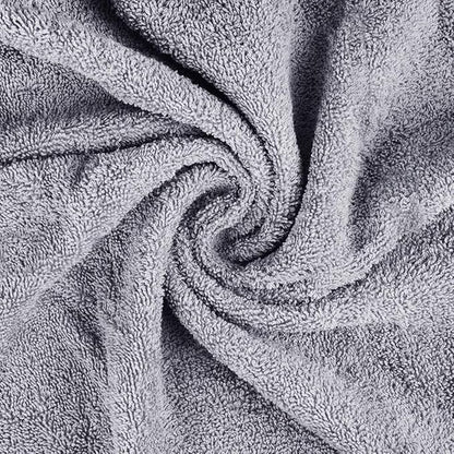CASA COPENHAGEN, Designed in Denmark, 600 GSM, Hand Towels 16x28 Inches, Set of 10 - Grey Violet, Super Soft and Absorbent, Egyptian Cotton Towels for Bathroom & Kitchen