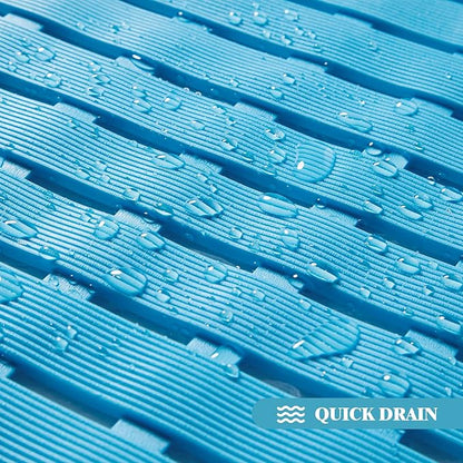 Bathtub Mat Non Slip - Sheepping Shower Mat Machine Washable Anti Slip Bath Mat for Tub, Quick Drain Tub Mat with Suction Cups for Bathroom