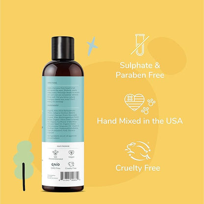 kin+kind Cat & Dog Conditioner with Shea Butter, Aloe & Betaine – All-Natural Pet Supplies to Moisturize, Soften & Restore Coat, Shed Control & Coat Defense for Dogs and Cats, Made in USA - 12 fl oz