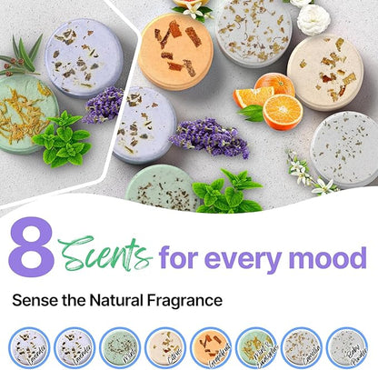 Shower Steamers Aromatherapy Blriet, Stocking Stuffers for Women, Teen Girls, Wife and Her, Christmas Gifts for Women and Mum, White Elephant Gifts for Adults, Birthday, Spa - 8 Pack