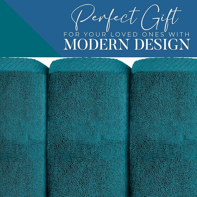 DAN RIVER Pack of 1 Bath Sheet 40x80 Inches, Premium Oversized Towels for Adults, Super Soft and Quick Dry - Teal