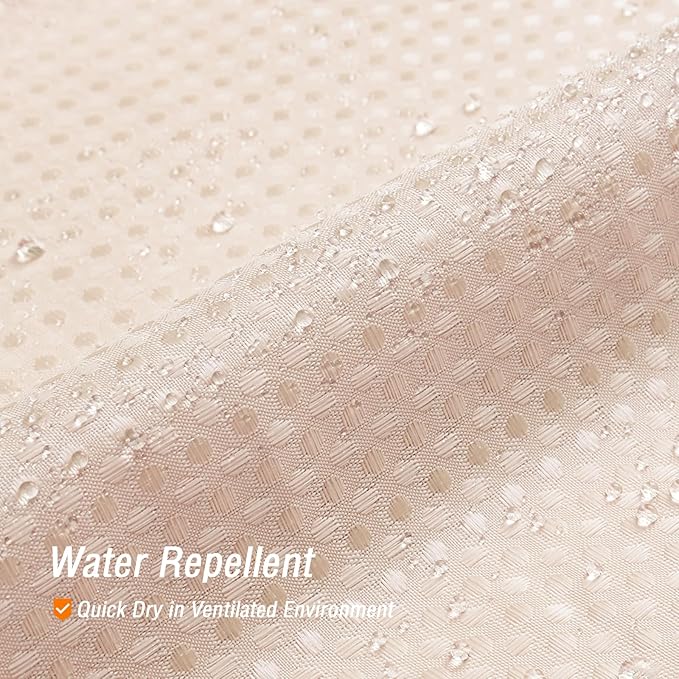 Gibelle Blush Pink Shower Curtain, Waffle Weave Textured Fabric Shower Curtain for Bathroom - Soft Cloth & Hotel Spa Luxury, Water Repellent, Machine Washable, 72X72, Blush Pink