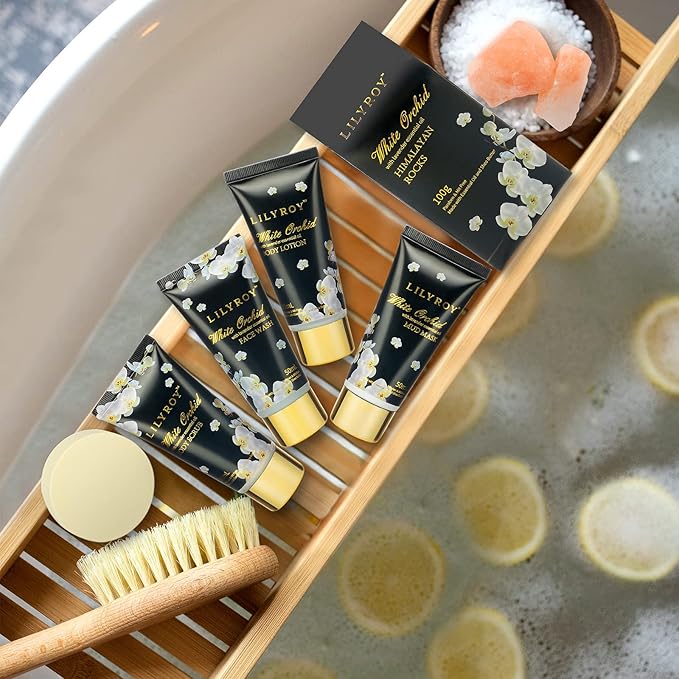 Christmas Gifts for Women - 18-Piece Luxury Gold Spa Gift Set, Premium Bath Collection | Father's Day, Mothers Day Gift, Birthday Gifts, All Occasion Ultimate Holiday Gift for Her & Him