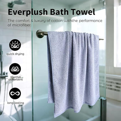 Everplush Diamond Collection Extra Large Bath Sheet Towel – 1 PK, Super Soft & Highly Absorbent, Quick-Drying & Oversized, Perfect for Bathroom, Pool, Swimming Use (Dusk, 35" x 66" 1PK)